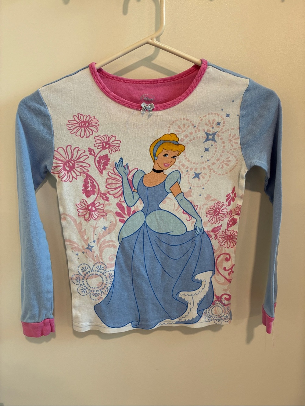 Disney Blue & Pink Cinderella Long-Sleeve Tee